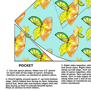 Citronne, a cut-and-sew apron pattern
