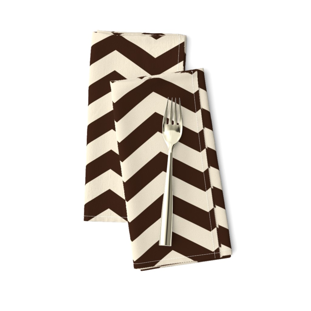 Coffee and Cream Chevron