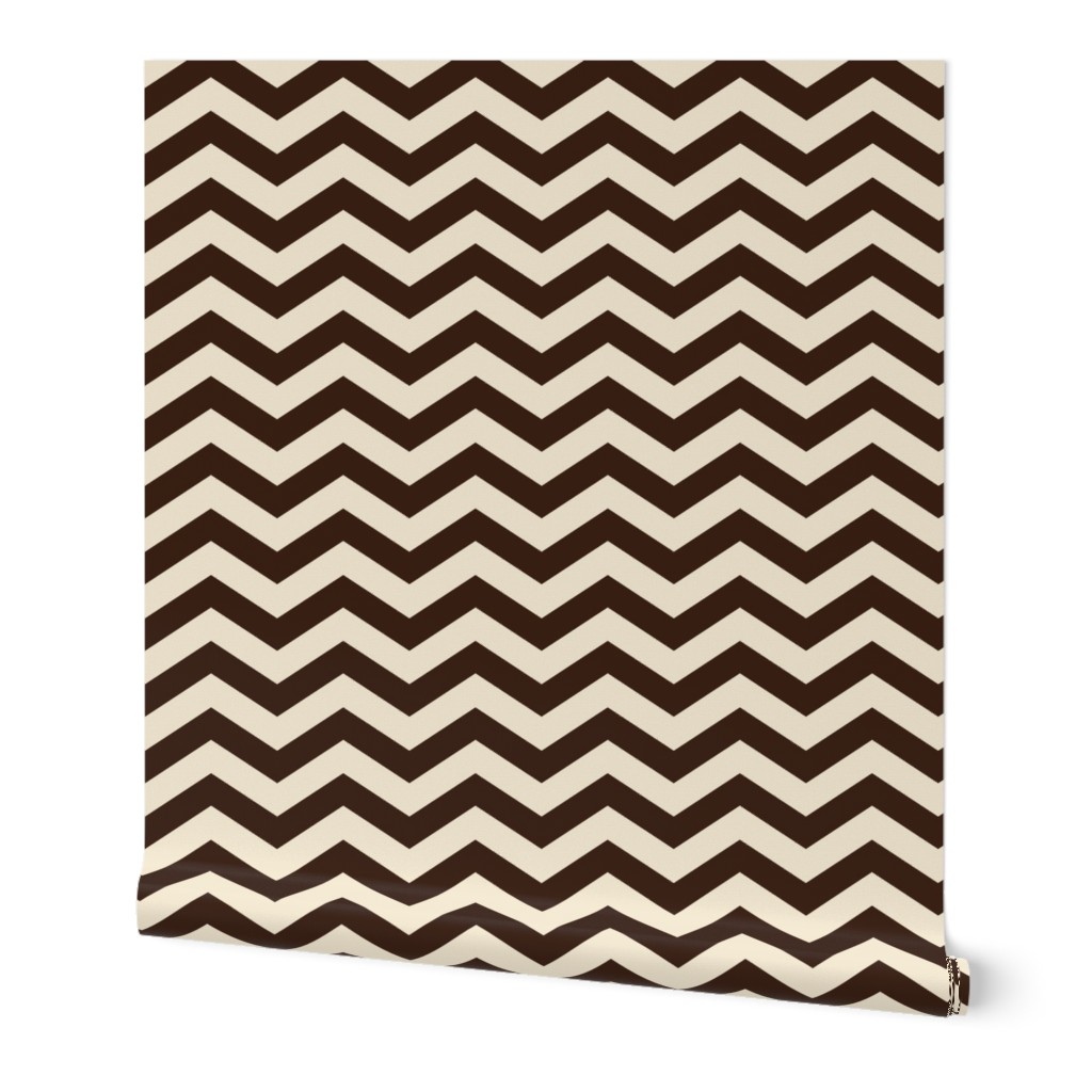 Coffee and Cream Chevron