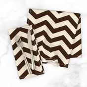 Coffee and Cream Chevron