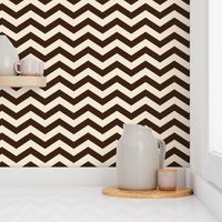 Coffee and Cream Chevron