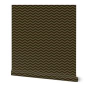 Chevron in Green and Brown