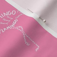 Flamingo Calligram