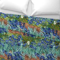 Van Gogh: Irises widthwise repeat