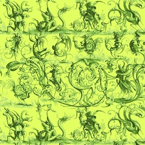 Most Wonderful and Strange Toile ~ Absinthe of Doubt