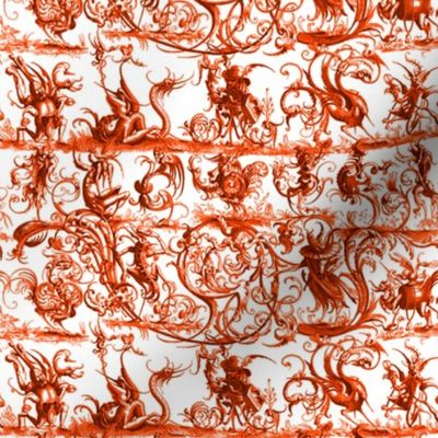 Most Wonderful and Strange Toile ~ Halloween Bright