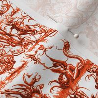 Most Wonderful and Strange Toile ~ Halloween Bright