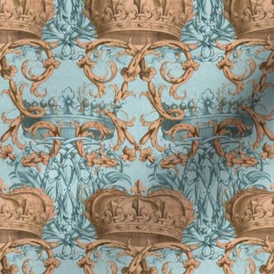 Crown Damask ~ Josephine and Napoleon ~ Gilt