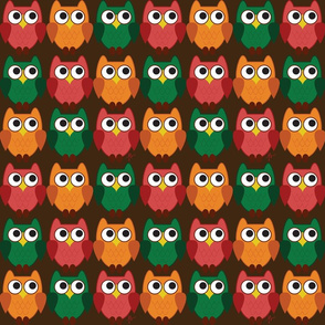 Fall Cartoon Owl