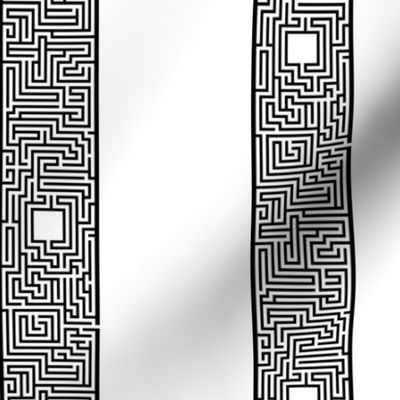 Maze Stripe - BW