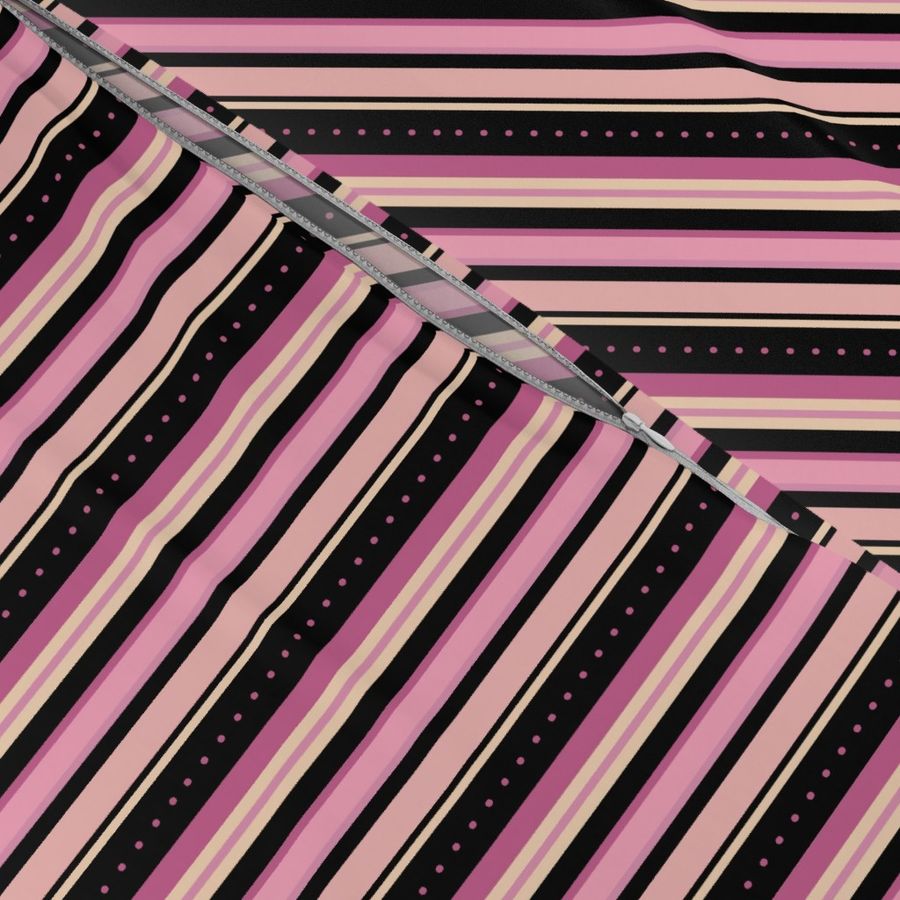 Pink and Black Stripes