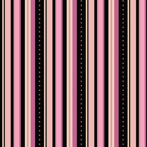 Pink and Black Stripes