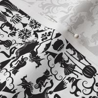 Halloween Witch Damask