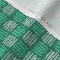 checkered hatch aqua green