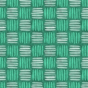 checkered hatch aqua green