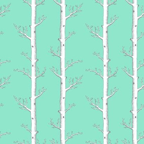 Infinity Tree on Mint Background