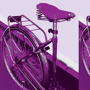 purple dutch bike