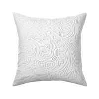 white on white 3Dpaisley