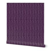 Running Stitch | Aubergine Purple