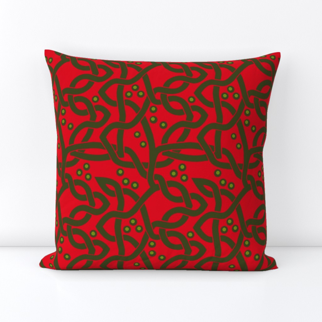 Celtic Knots Red Green