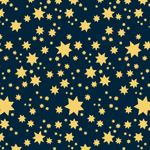 Stars Navy and Butter