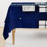 Huge Police Box Door for Curtain, Wall Hanging, Quilting, or Bedding 