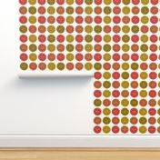 Autumn pie flower dots