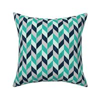 Desert Chevron (Aqua SMALL)