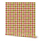 Autumn pie flower dots small