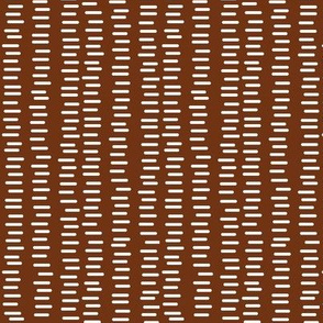 Running Stitch | Cocoa Brown