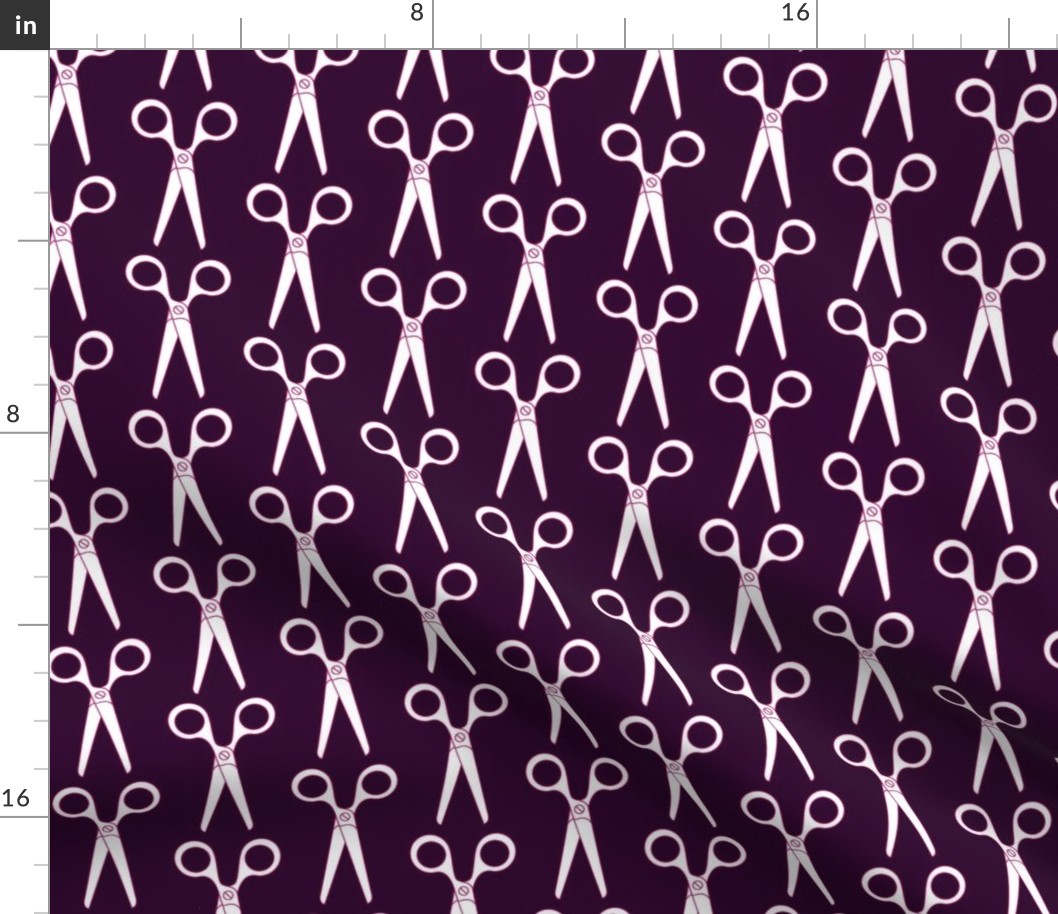 Scissors | Aubergine Purple