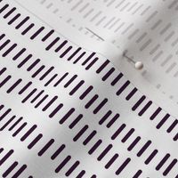 Running Stitch | Aubergine Purple