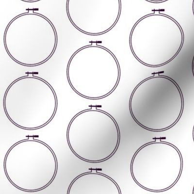 Hoop Mini | Aubergine