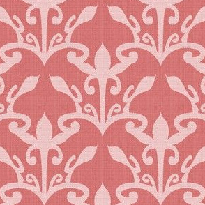 lace cutout  rose damask