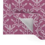 lace cutout raspberry  damask