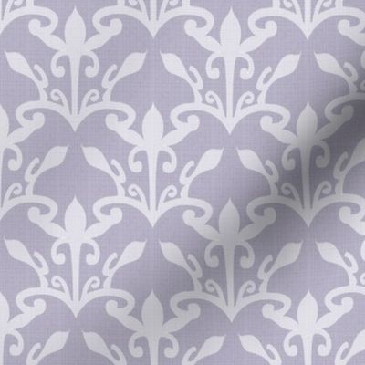 lace cutout amethyst myst damask