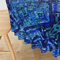 Circuit  board blue