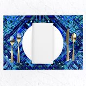 Circuit  board blue