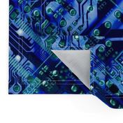 Circuit  board blue