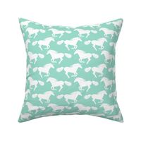 galloping unicorn, Mint // small