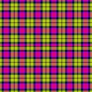 LIME PINK PLAID