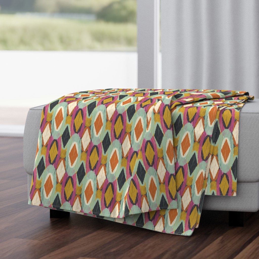 Sequoyah Oval Ikat