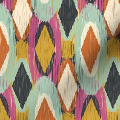 Sequoyah Oval Ikat