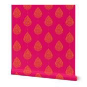 Moroccan Paisley Fushia 