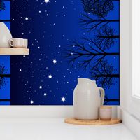 Night sky border small