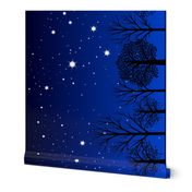 Night sky border small