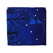 Night sky border large