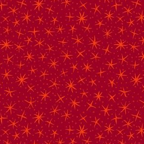 stellate whimsy - dark red