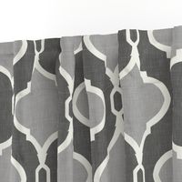 Alessandra Trellis in Charcoal and Cashmere Gray