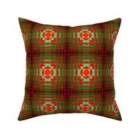 3 D Pillows in red and green